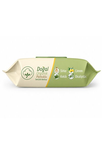 NW NessiWorld Natural Organic Cotton Wet Towel Wipes 50Pcs