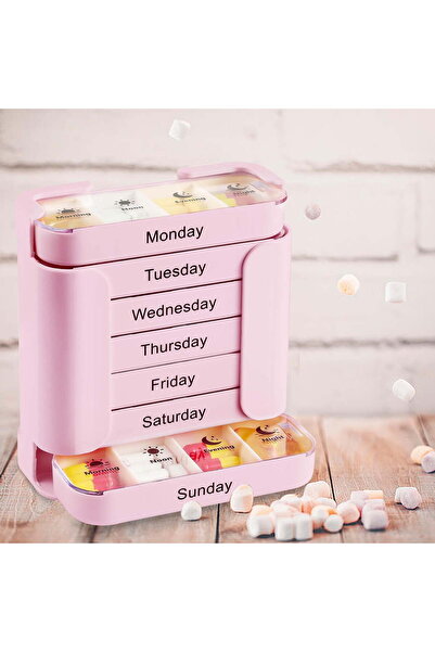 STARSTAR Storage box, 28-compartment drawer-style organizer, food-grade plast...