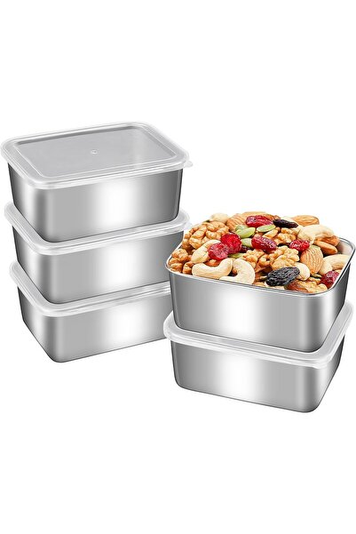 STARSTAR Stainless Steel Fruit Tray - Snack Box - Food Storage Box - Stainles...