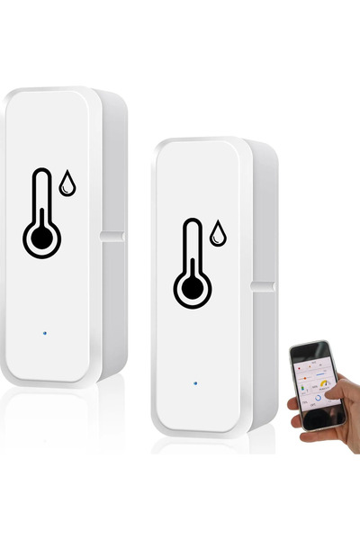 STARSTAR 2-pack WiFi smart thermometers with temperature and humidity sensors...
