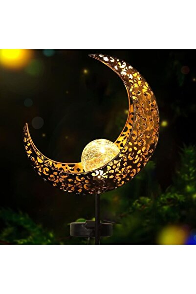 STARSTAR Crescent - shaped solar garden light - glass ball - outdoor decorati...