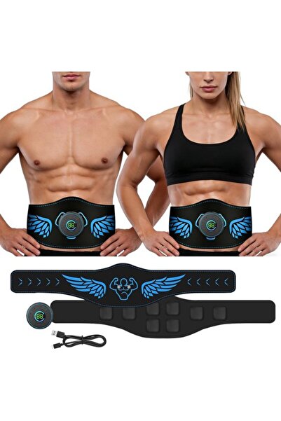 STARSTAR EMS Abdominal Trainer with LCD Display, 10-Mode Muscle Stimulator fo...