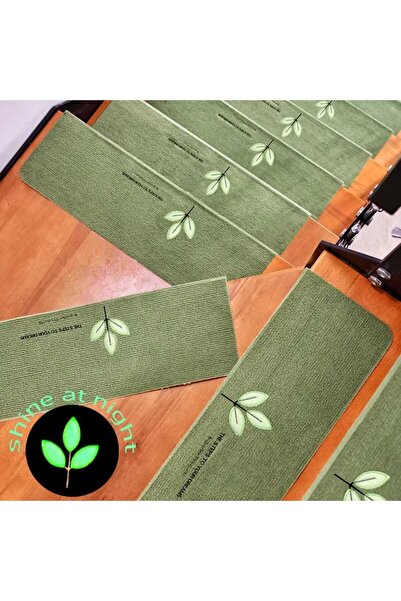 STARSTAR A set of 10 fluorescent self-adhesive non-slip stair treads, suitabl...