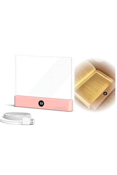 STARSTAR Rechargeable LED bookmark reading light, USB clip-on book light, sui...