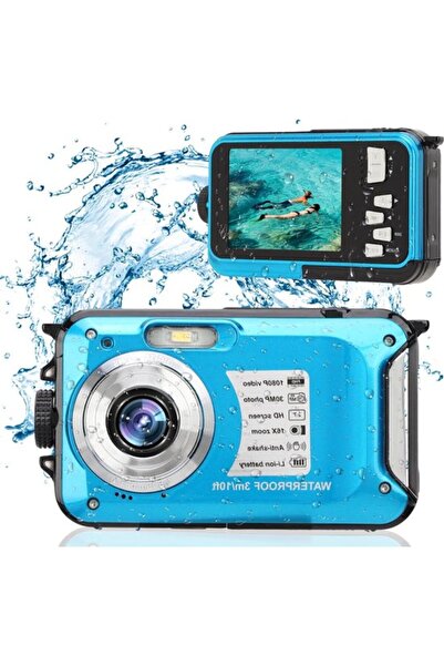 STARSTAR Waterproof Underwater Camera 10FT 2.7 Inch LCD Screen 30MP 1080P HD ...