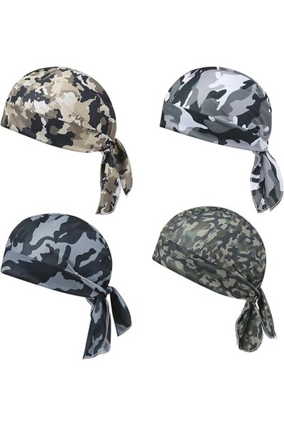 STARSTAR Four-piece bicycle bandana set - Bandana - UV protection - Summer ca...