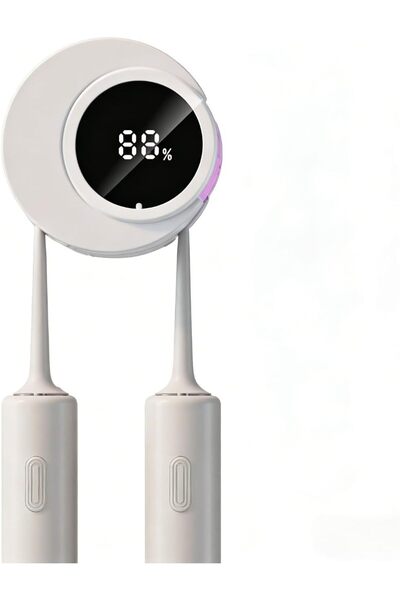STARSTAR Wall-mounted toothbrush holder with UV light, LED display, one-butto...