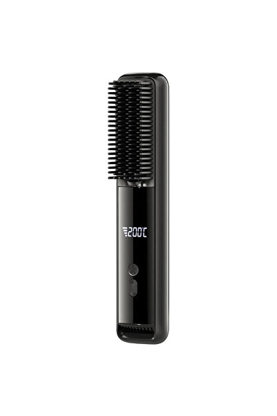 STARSTAR Cordless straightening and curling hair comb (3D comb teeth) – negat...