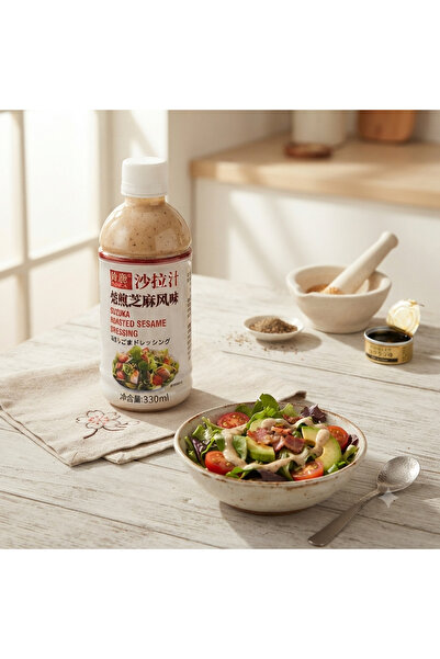 Generic Brand Suzuka Sesame Salad Sauce with Roasted Sesame Japanese Creamy S...