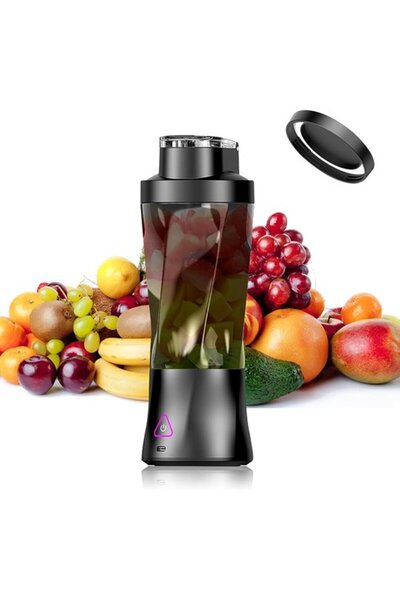 STARSTAR 700ml Portable Smoothie Blender (6000mAh) - Crushes Ice & Fruit, BPA...