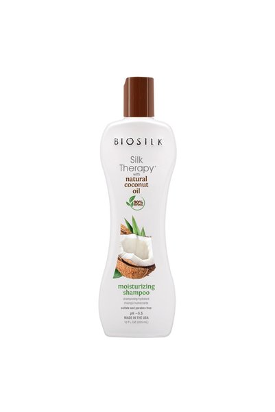 Biosilk Σαμπουάν Ενυδάτωσης Θεραπείας Μεταξιού με Έλαιο Καρύδας (355ml)