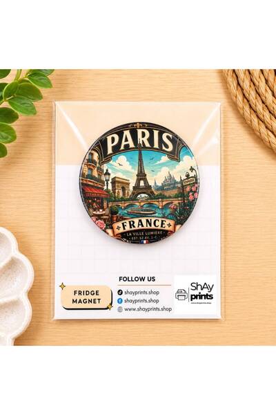 Generic Brand Button Pin Fridge Magnet