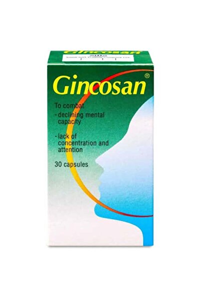 Generic Brand جينكوسان 30 كبسولة - كبسولات لتعزيز الذاكرة والتركيز والدورة ال...