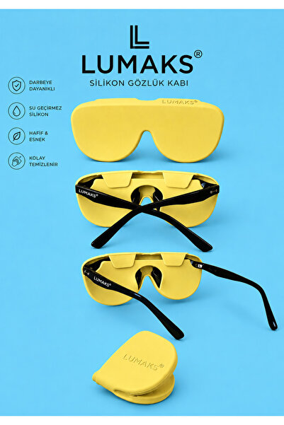 LUMAKS Silicone Eyeglass Case - Shockproof Flexible Glasses Case |   Waterpro...
