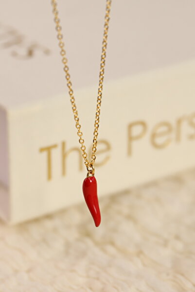Lives Jewelry Çelik Biber Şans Kolyesi