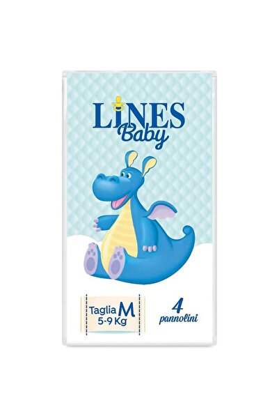Lines Scutece, marime M 5-9 kg, 4 buc/set,