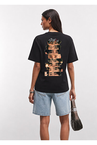 BLITZIST Stray Kids Group Eyes Design Printed T-Shirt (Ages 4-13)