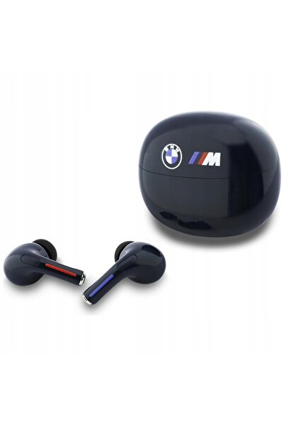 NO BRAND Căști Bluetooth TWS cu logo BMW imprimat, albastru marin