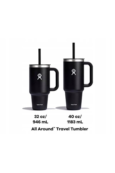 Hydro Flask Pahar termoizolant cu pai, pentru călătorii, 946 ml