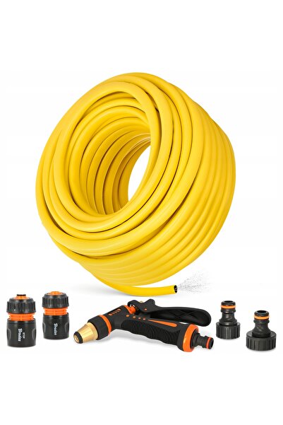 Bradas Furtun de grădină 1/2 retractabil flexibil 50 m SZLAUF pentru udare 3 ...