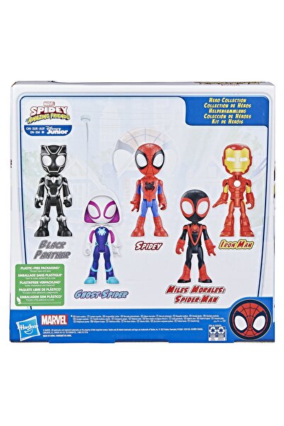 Hasbro Set de figurine Marvel Spidey și SuperKumple, pachet de 5, Miles Moral...