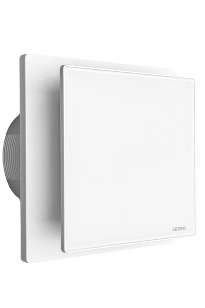 NO BRAND EBERG EVO 120 ventilator de baie sticlă albă Temporizator Senzor de ...