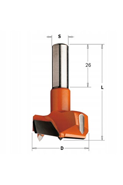 CMT 317.250.12 Burghiu HW D=25 L=57.5 S=10x26 LH