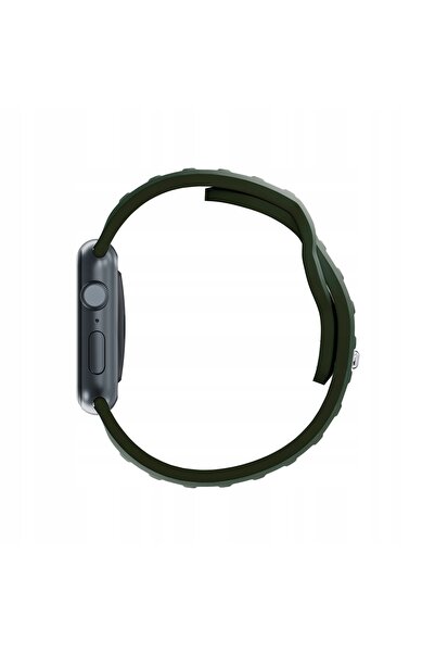 3MK Curea de ceas din silicon verde închis pentru Apple Watch 38/40/41