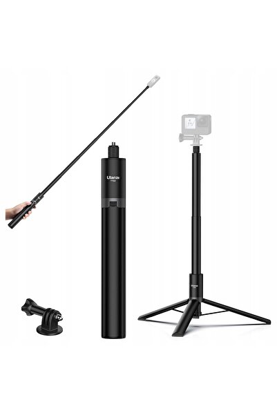 ulanzi Trepied/Selfie Stick 2-în-1 din Aliaj de Aluminiu TT52 cu filet de 1/4...