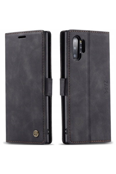 NO BRAND Husă tip carte pentru Galaxy Note 10+, Spacecase Portofel, Moale, Piele