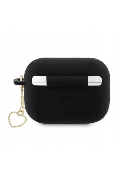 NO BRAND Husă GUESS pentru AIRPODS PRO 2 (2022 2023) din silicon cu breloc inimă