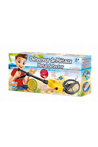 NO BRAND Detector de metale Buki din plastic galben pentru copii de 6 ani +