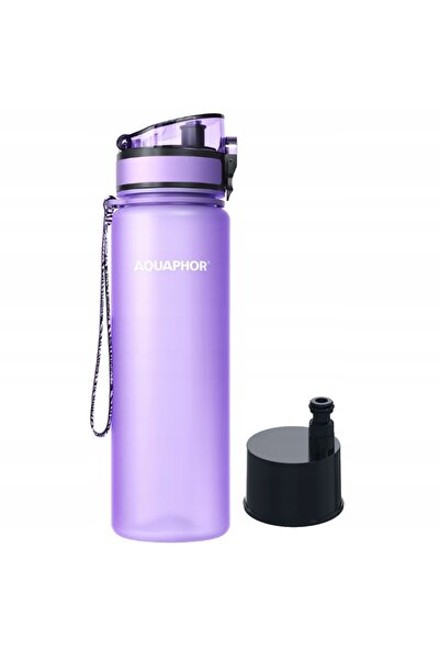 Aquaphor Sticlă cu filtru + cartuș City 0,5 l set lavandă 2 piese