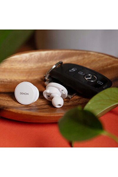 Denon Căști wireless intraauriculare Bluetooth 5.3 ANC PERL PRO ALBE