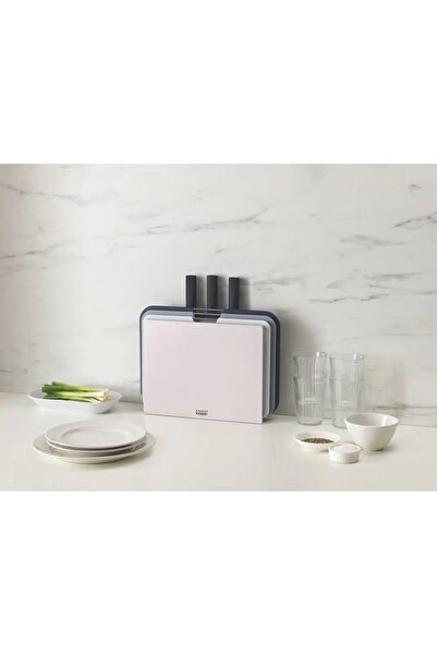 Joseph Joseph Set de tăiere din 6 piese Nest BoardsPlus argintiu