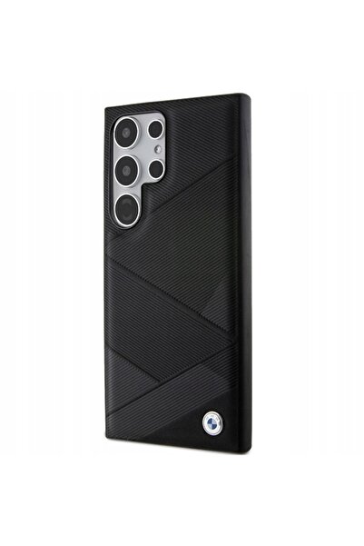 NO BRAND BMW BMHCS24L23RCGPK S24 Ultra S928 negru/carcasă rigidă din piele Si...