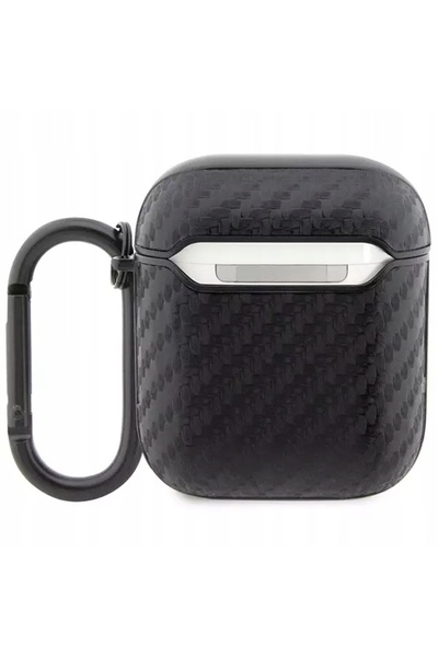 NO BRAND Husă BMW BMA2WMPUCA2 pentru AirPods 1/2, negru, cu logo dublu metali...