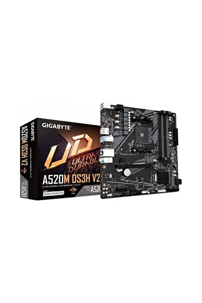 Gigabyte AM4 A520M DS3H V2 Placă de bază Micro ATX mATX