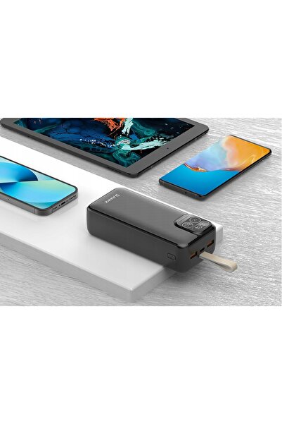 NO BRAND Powerbank HAWK HW-PB30000 30000 mAh 22.5W Negru