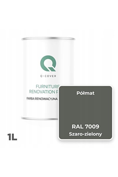 NO BRAND Vopsea pentru fronturi de dulapuri de bucătărie, gri-verde RAL 7009,...