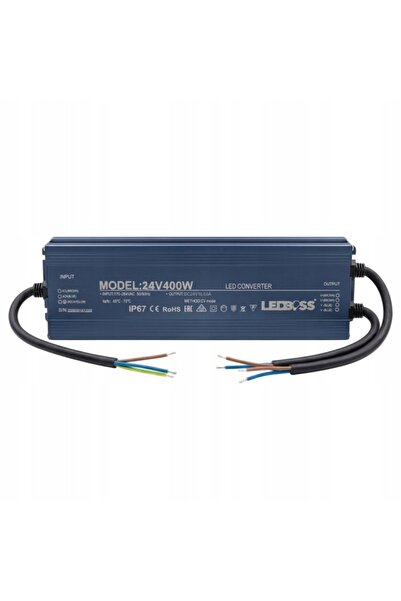 NO BRAND Alimentator 24V 400W impermeabil LED IP67 Transformator etanș LEDBOSS
