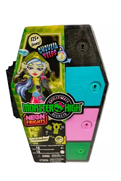 MONSTER HIGH LALKA STRASZYSEKRETY Neon GHOULIA YELPS + accesorii HNF81