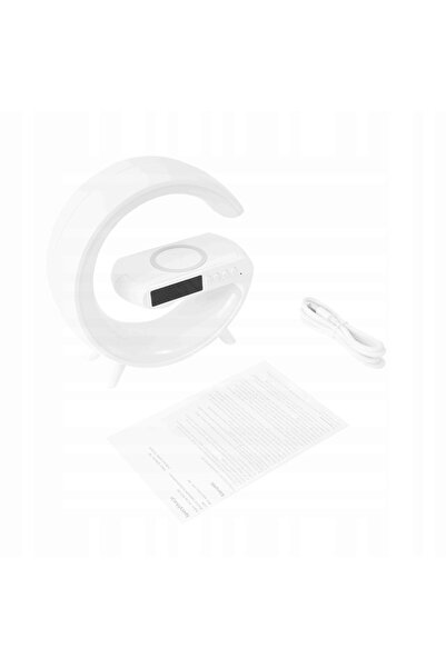 NO BRAND Aga ZEGAR Lampă de masă LED RGB Difuzor Încărcător Radio Ceas cu ala...