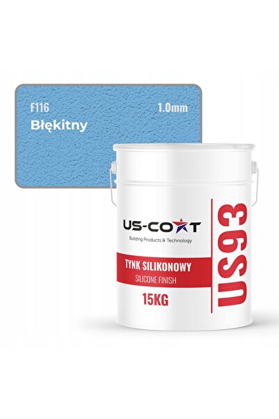 NO BRAND TYNK SILICONIC ELEWACYJNY ALBASTRU DESCHIS F116 15KG BARANEK GRANULA...