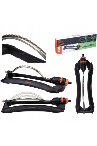 Black&Decker Pulverizator oscilant de grădină cu 19 duze pentru udarea gazonu...