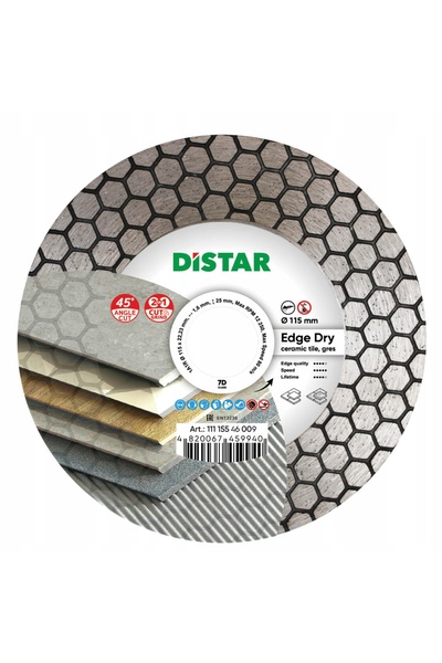 Distar Disc pentru Fazamento Gres 115mm EDGE DRY