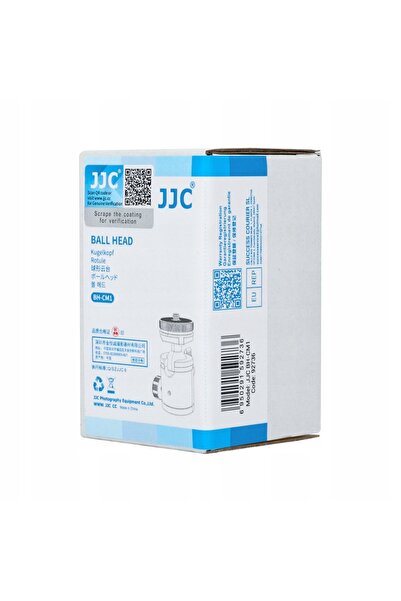 NO BRAND Cap bilă 3D din aluminiu cu filet de 1/4'' și scală pentru cameră
