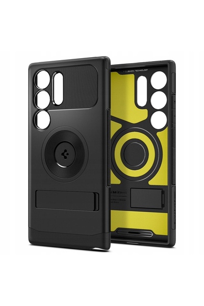Spigen Husă Galaxy S25 Ultra, tip Slim Armor Mag, pentru MagSafe, cu suport.