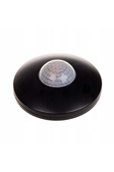 F&F DİZAYN Senzor PIR 360 montat pe tavan °   5m 800W 230V NEGRU F&F DR-06B