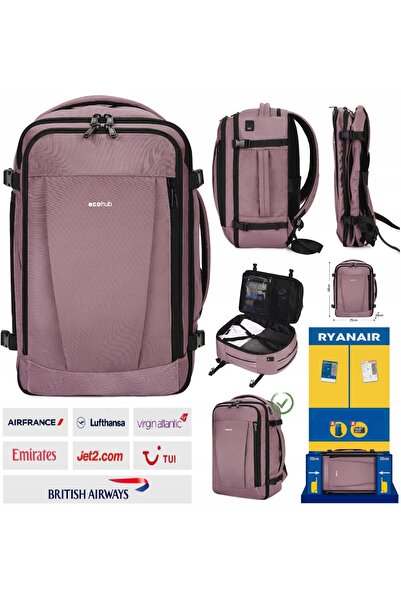 NO BRAND RYANAIR Rucsac de călătorie, bagaj de mână 40x20x25cm 20L pentru avi...
